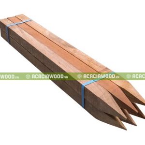 Cọc gỗ keo vuông